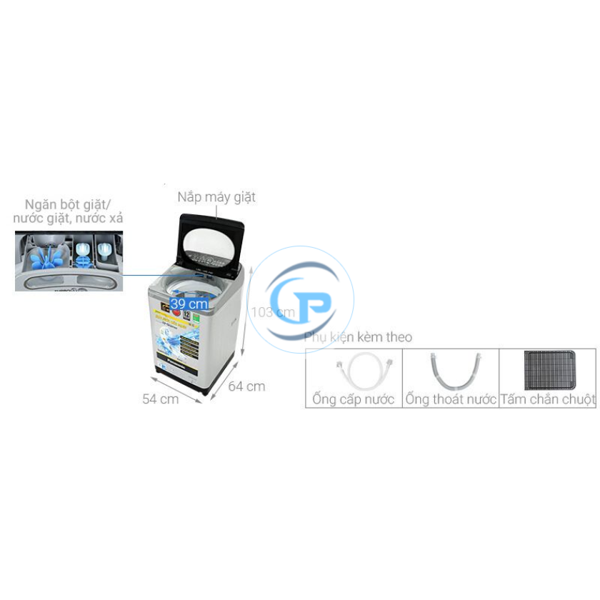 Máy Giặt Panasonic Inverter NA-FD95X1LRV 9.5 Kg