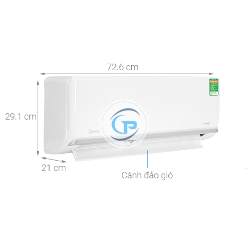 Máy lạnh treo tường Midea Inverter MSAGA-10CRDN8 -1.0hp