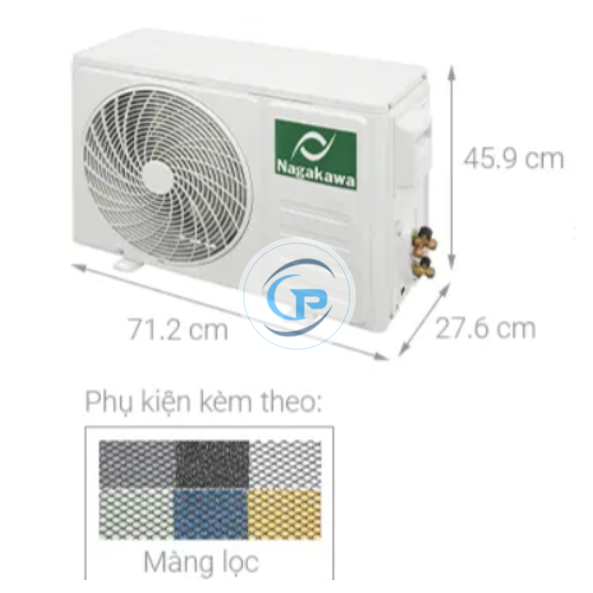 Máy lạnh treo tường Nagakawa Inverter NIS-C09R2T29 -1.0hp