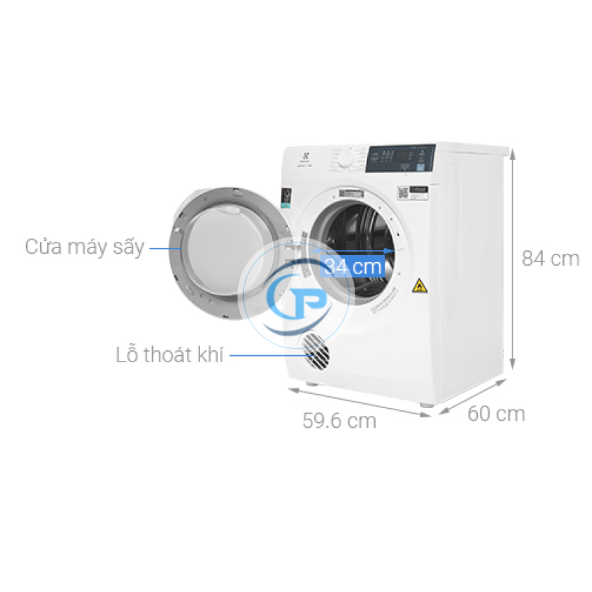 Máy sấy thông hơi Electrolux UltimateCare EDV754H3WB 7.5 kg