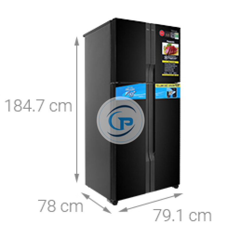 Tủ Lạnh Panasonic Inverter Multi Door NR-DZ601VGKV 550 lít 
