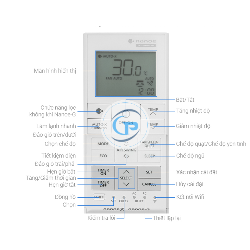 Máy lạnh treo tường Panasonic CU/CS-XU24ZKH-8 Inverter - 2.5hp