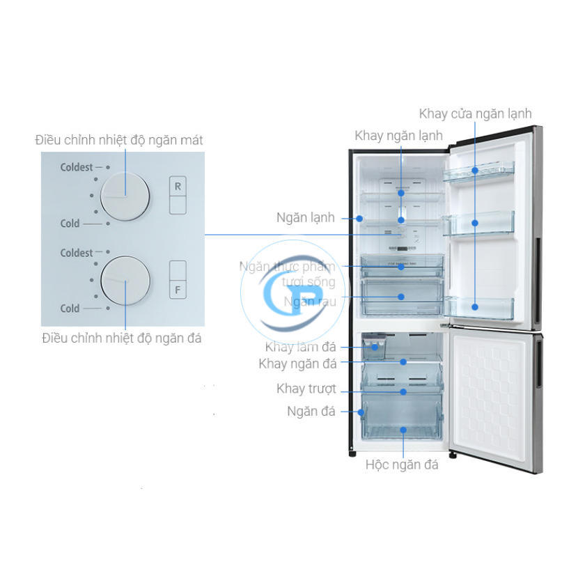 Tủ lạnh Hitachi Inverter  R-B330PGV8 BSL 275 lít
