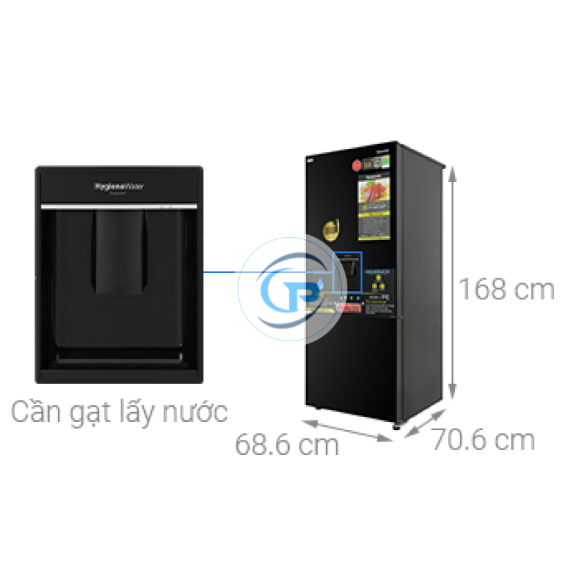 Tủ Lạnh Panasonic Inverter  NR-BX421GPKV 377 lít
