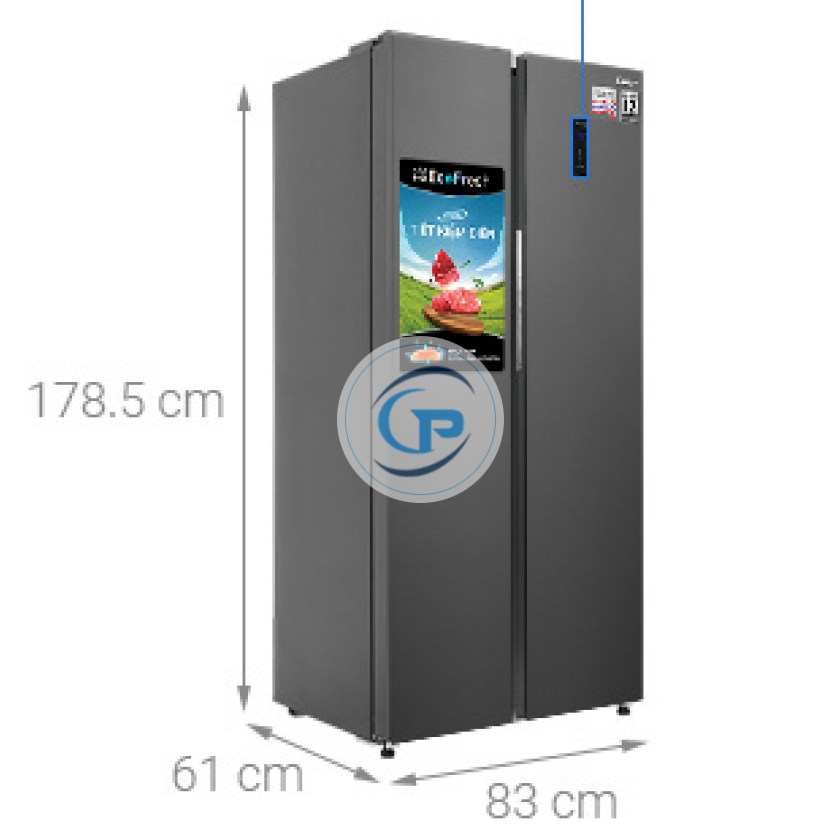 Tủ Lạnh Casper Inverter Side By Side RS-460PG 458 lít