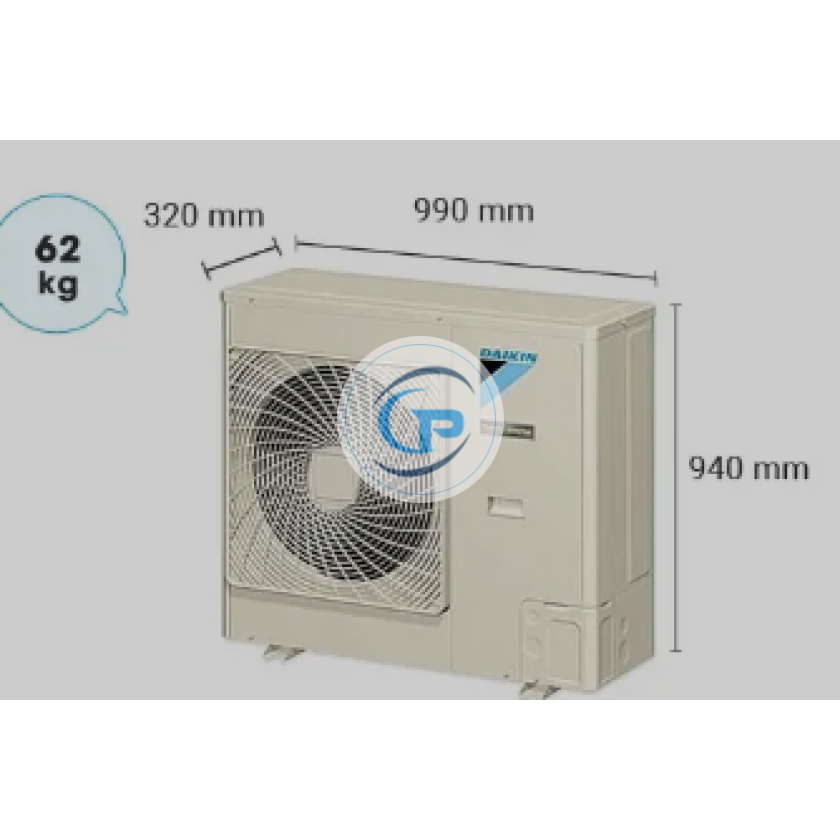 Máy lạnh âm trần Daikin 1 chiều Inverter FCF140CVM-3 pha 5.5HP 