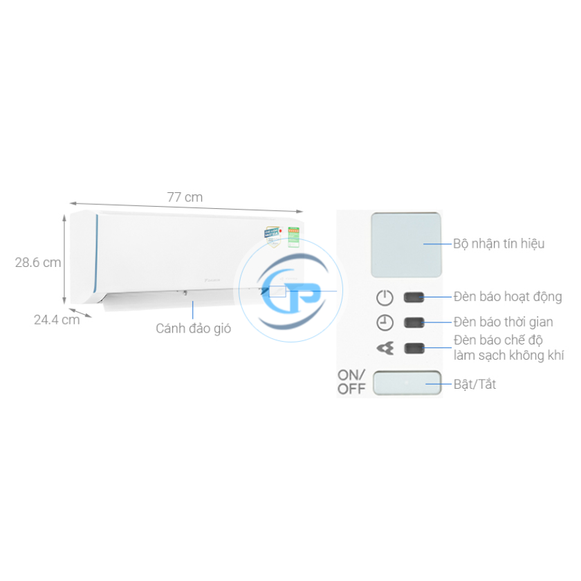 Máy lạnh treo tường Daikin Inverter FTKF25XVMV-1.0hp