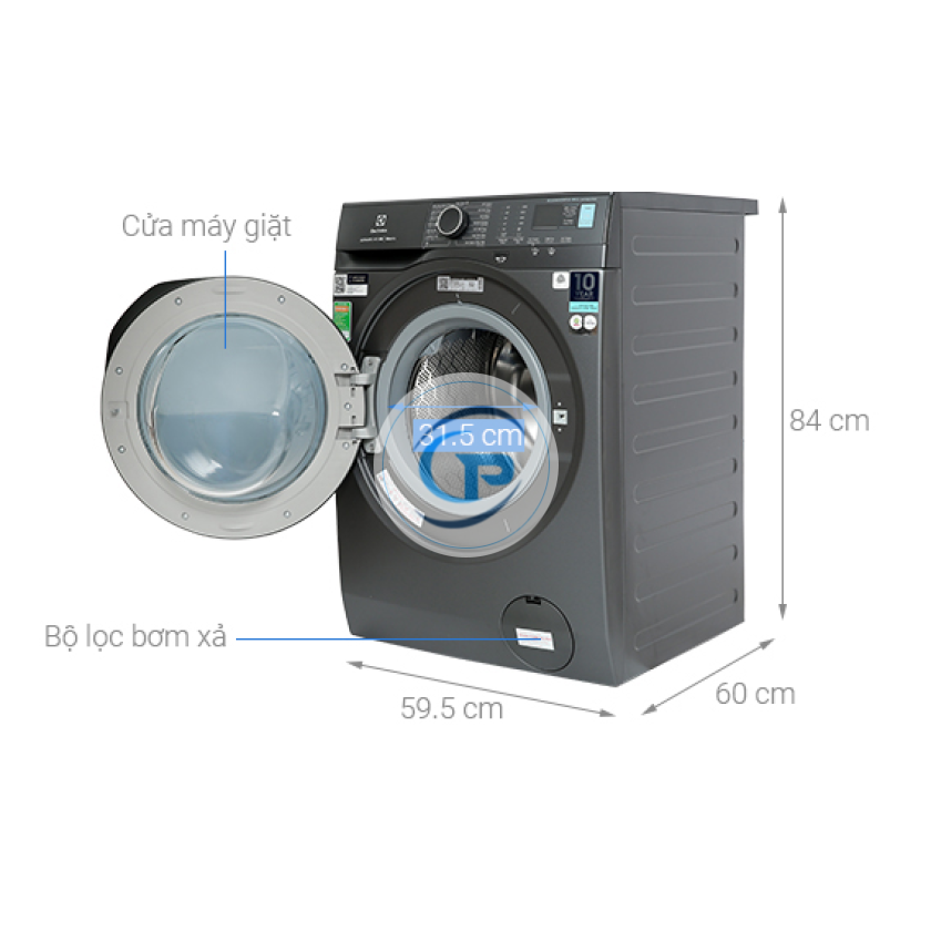 Máy Giặt Electrolux Inverter EWF9024P5SB 9 Kg 