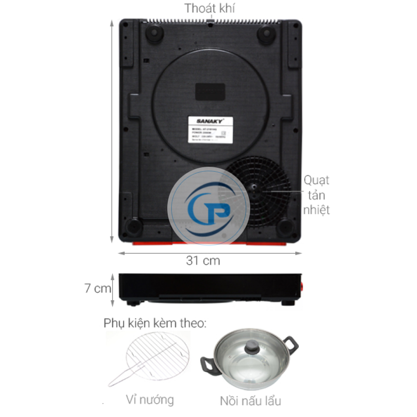 Bếp hồng ngoại Sanaky SNK-2101HG