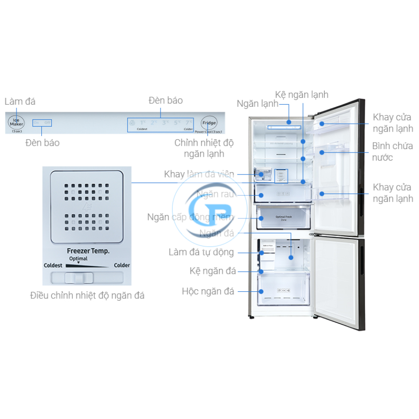 Tủ Lạnh Samsung Inverter RB30N4190BY/SV  307 lít