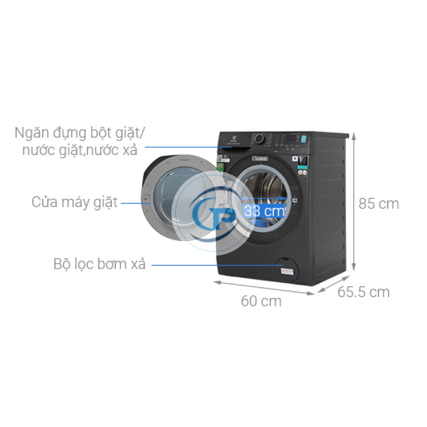 Máy Giặt Electrolux Inverter  EWF1024P5SB 10 Kg