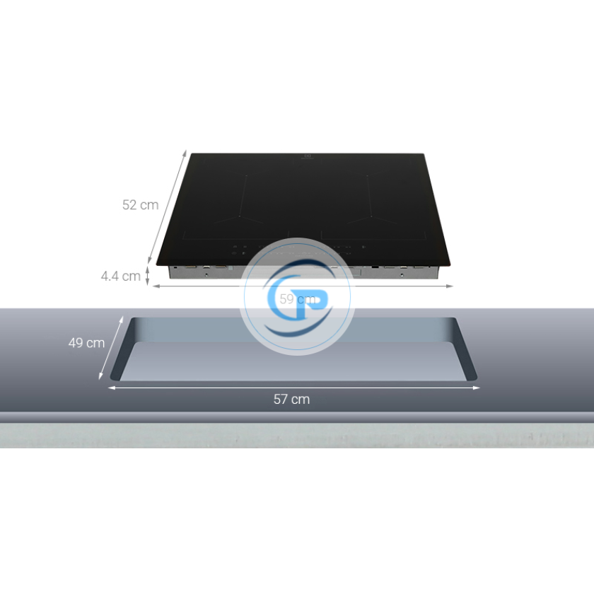 Bếp từ 4 vùng nấu lắp âm Electrolux EIV644