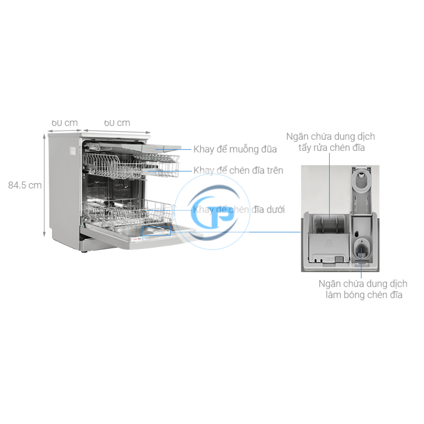 Máy rửa chén độc lập Bosch SMS4HMI07E