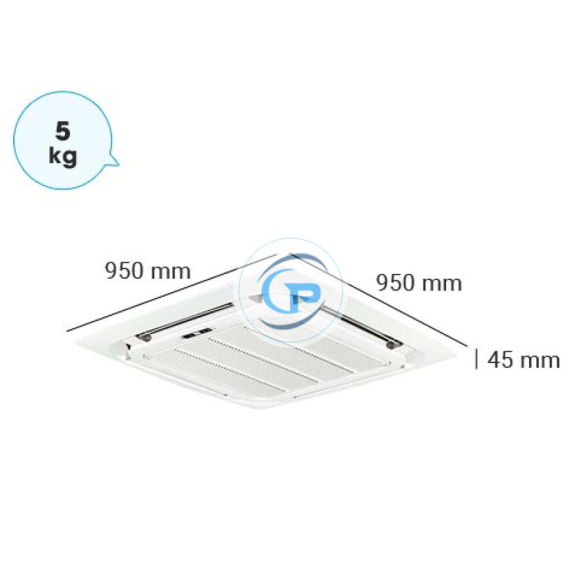 Máy lạnh âm trần Reetech RGTV24H-CA-BT/RCV24H-CAG-BT Inverter 2.5 HP  