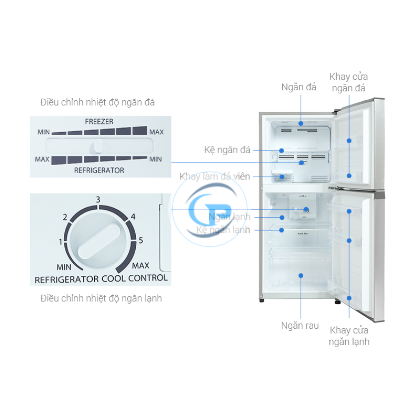 Tủ Lạnh Casper RT-200VS 185 lít 