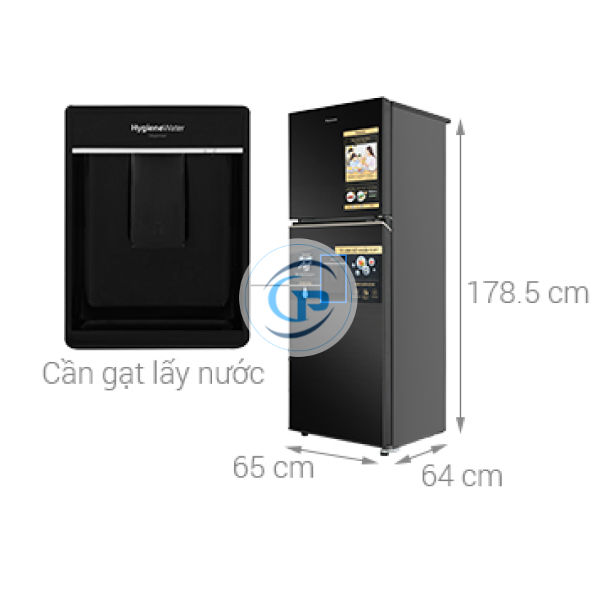 Tủ lạnh Panasonic Inverter 366 lít NR-TL381GVKV