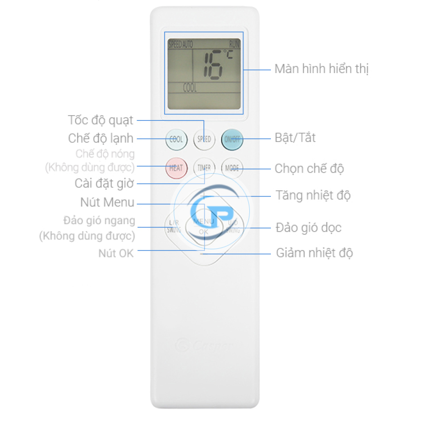 Máy lạnh Casper Inverter GC-09IS35 1.0HP