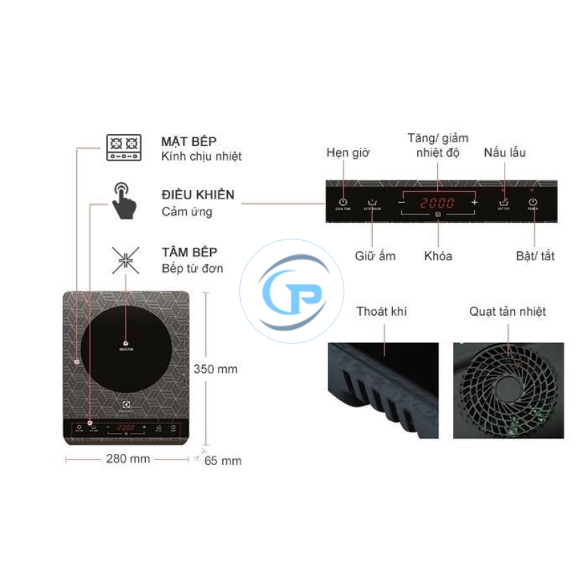 Bếp từ đơn Electrolux ETD29MKB