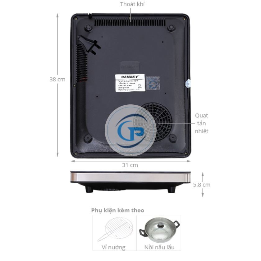 Bếp hồng ngoại Sanaky SNK-2103HGN