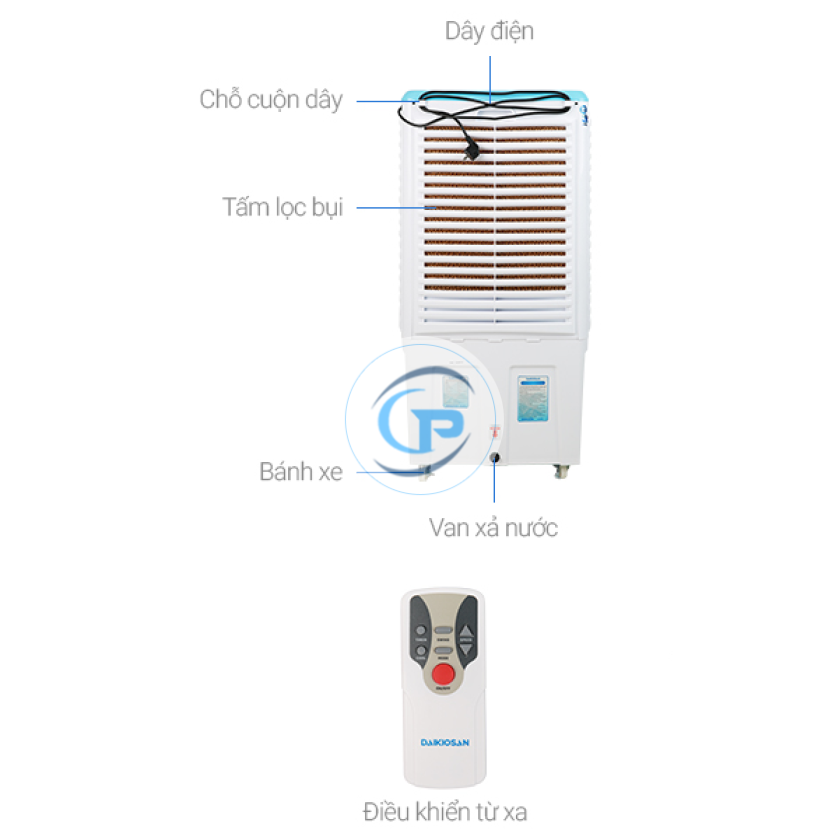 Quạt điều hoà Daikiosan DKA-04000B 160W