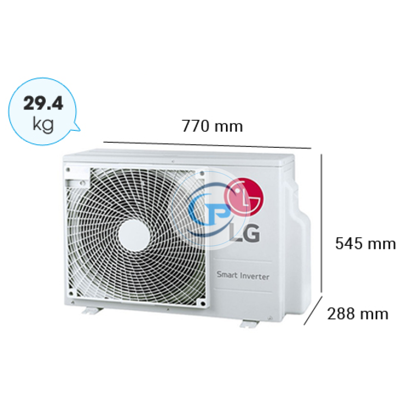 Máy lạnh âm trần LG ATNQ12GULA1  Inverter  1.5HP  - 1 hướng thổi