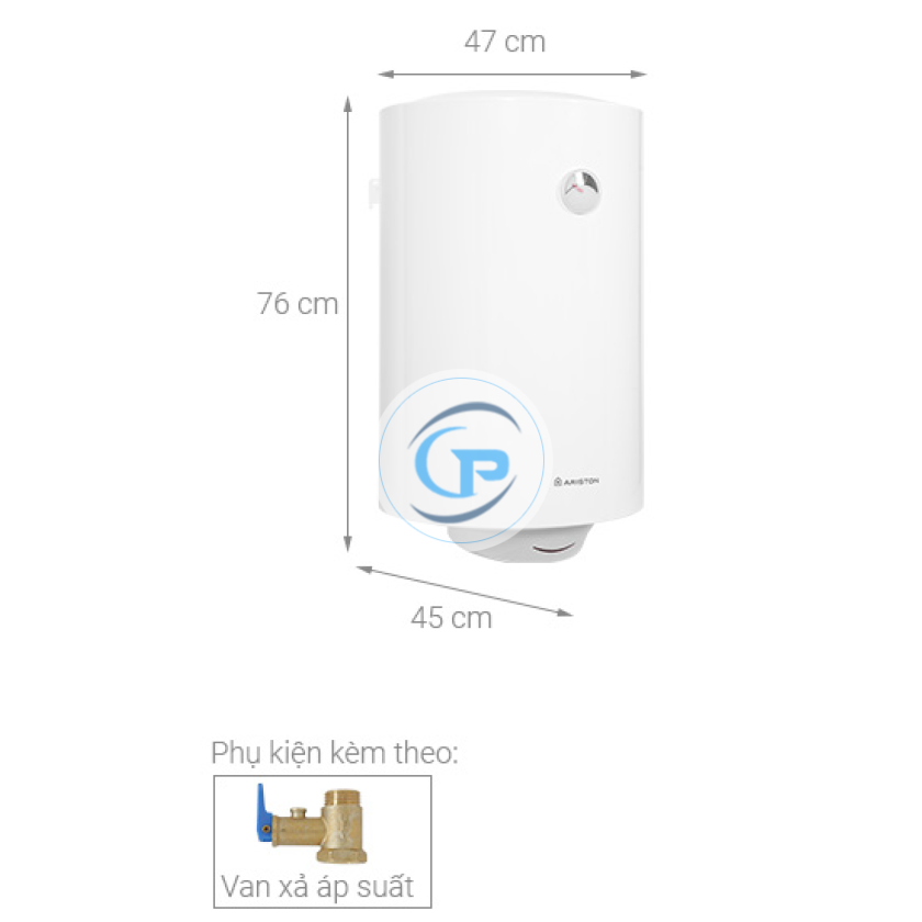Máy nước nóng gián tiếp Ariston  80 lít PRO R 80 V 2.5 FE