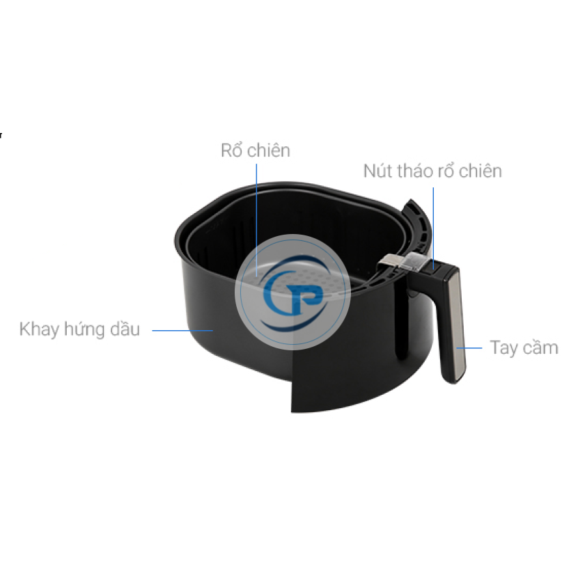 Nồi chiên không dầu Kangaroo KG55AF1 5.2 lít