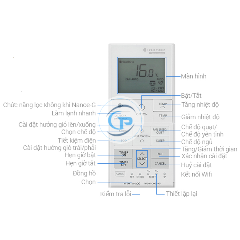 Máy lạnh Panasonic Inverter CU/CS-U24BKH-8 2.5Hp