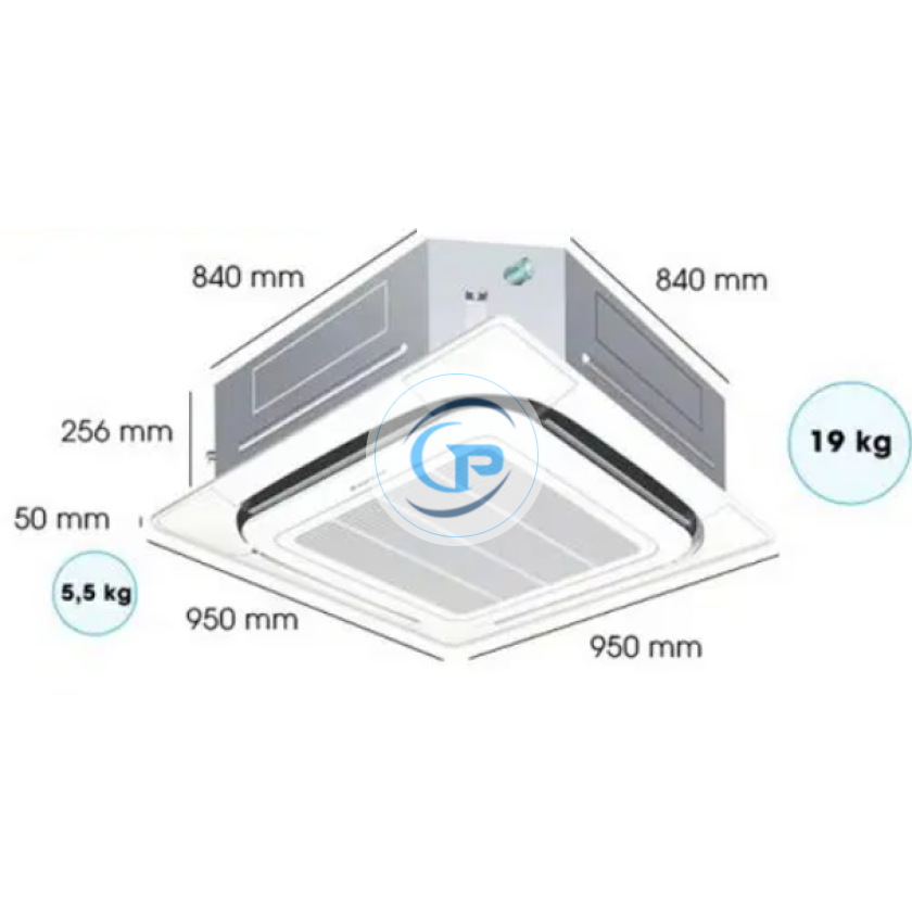Máy lạnh âm trần Daikin FCFC40DVM/RZFC40DVM Inverter – 1.5hp